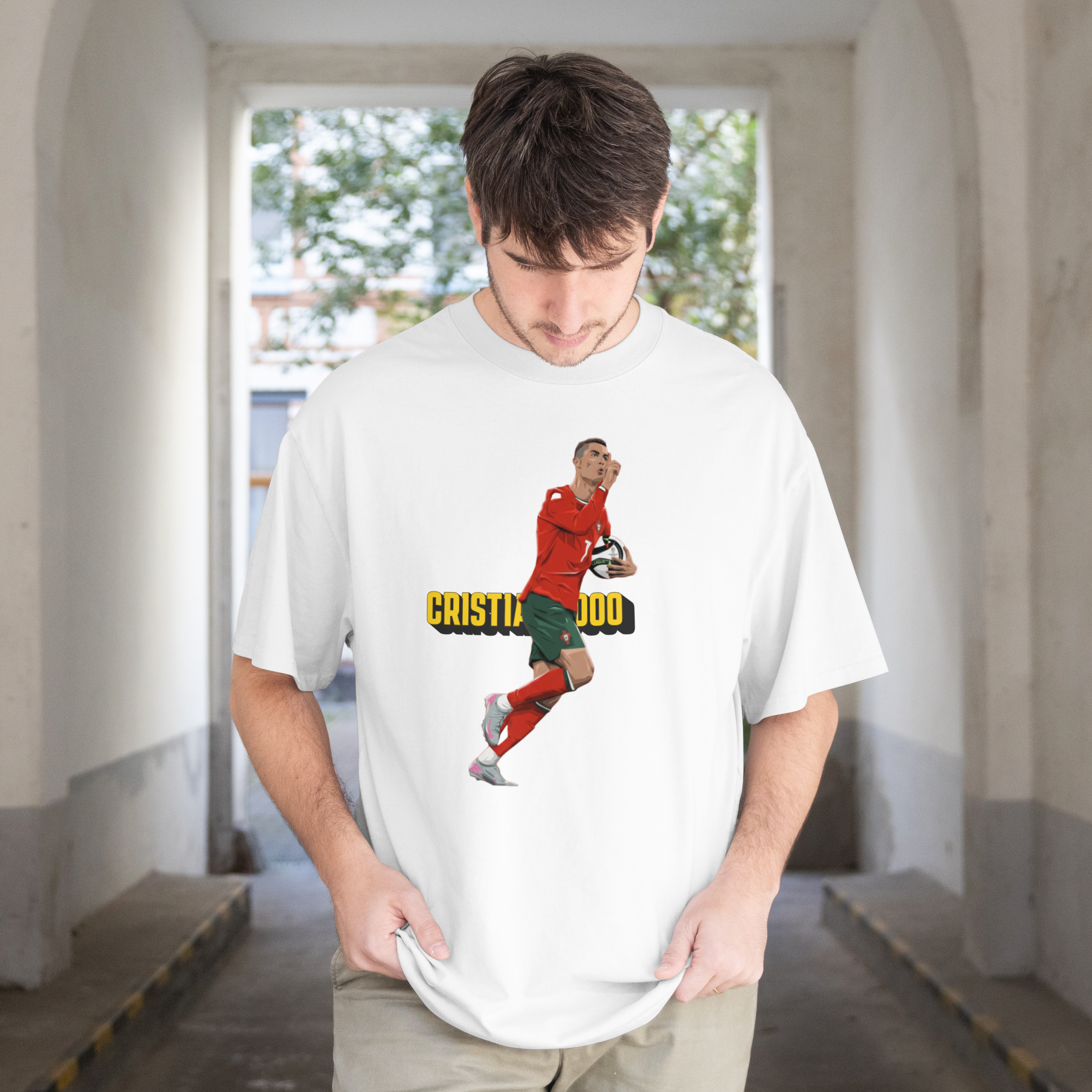 football oversized tshirt